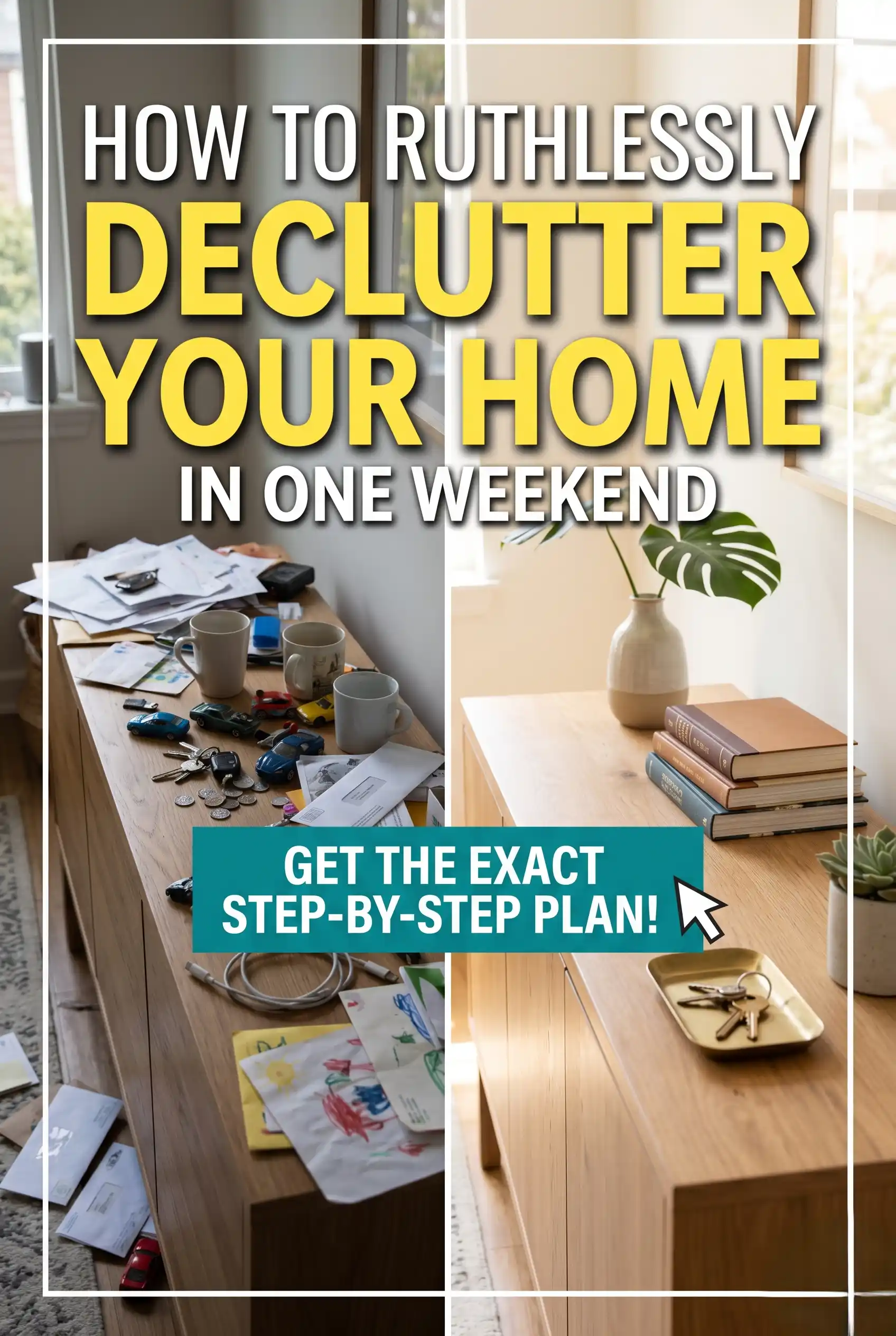 How to Ruthlessly Declutter Your Home in One Weekend