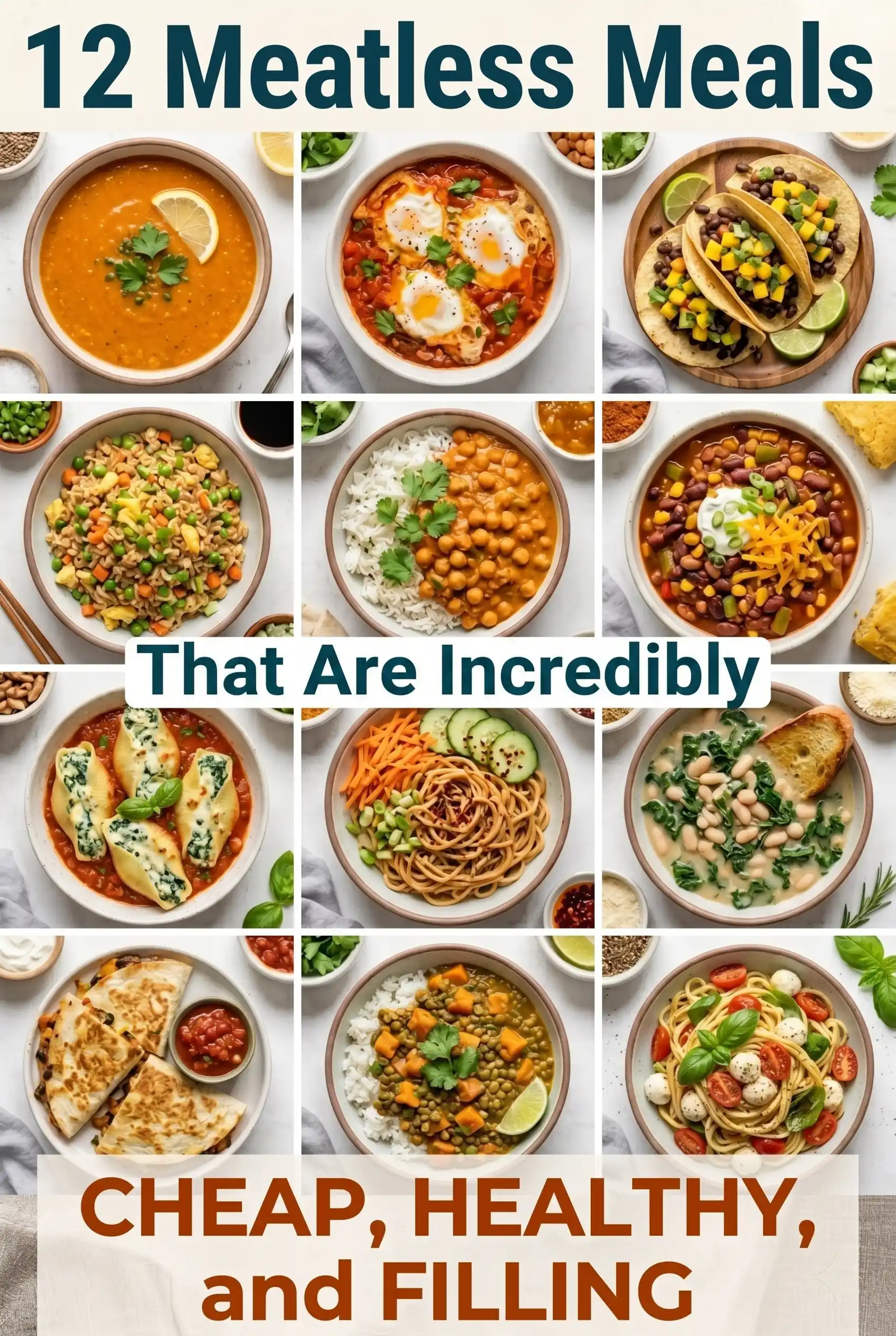 12 Meatless Meals That Are Incredibly Cheap, Healthy, and Filling